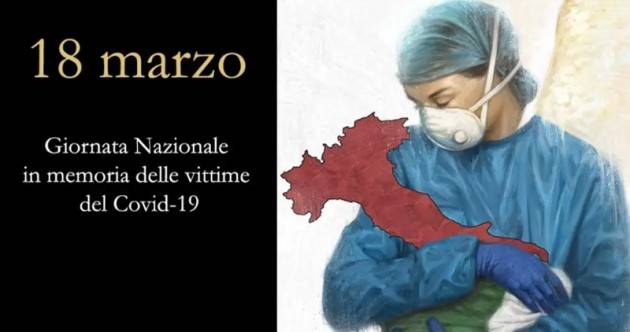 CNDDU 18 marzo. Adesione Giornata nazionale ricordo  vittime del Covid 19