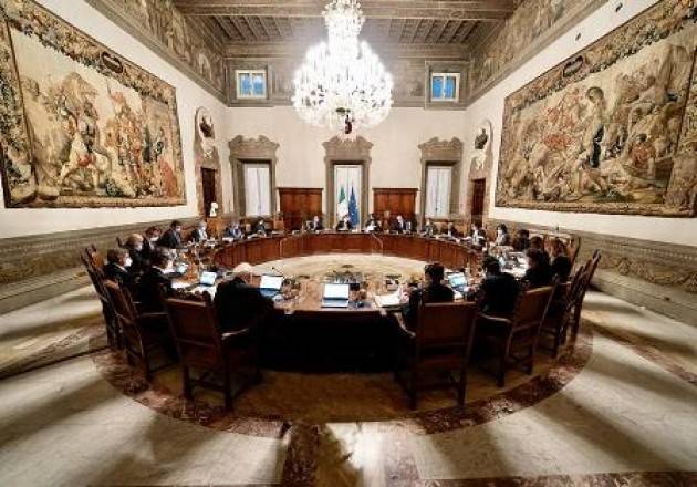 IL CONSIGLIO DEI MINISTRI VARA IL DECRETO SOSTEGNI