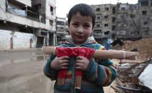 In Siria milioni di bambini hanno conosciuto solo la guerra