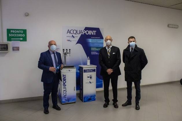 Cremona, Padania Acque : inaugurato Acquapoint Hub vaccinale CremonaFiere