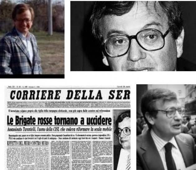 La Cisl Asse del Po ricorda Ezio Tarantelli ucciso dalle BR il 27 marzo 1985