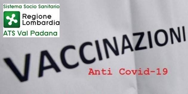 ATS  Quasi 80mila vaccinati fra Cremona,Crema,Soresina e Casal.giore al 31 marzo