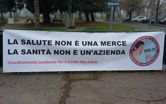 Cremona Sabato 10 aprile  Presidio per Diritto alla Salute p.zza Stradivari