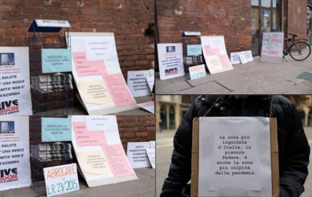 Cremona In piazza  per il diritto alla salute, per il diritto alla cura