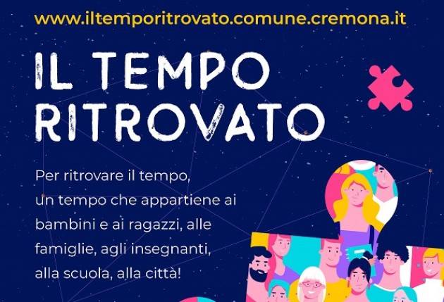 Cremona ritrova il tempo per la scuola : ‘Il tempo ritrovato’