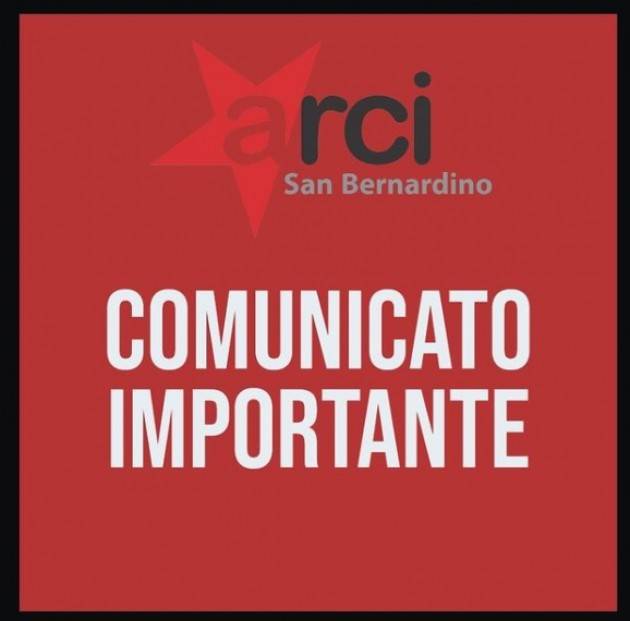 Appello dell’ARCI San Bernardino . Il Circolo rischia la chiusura AIUTACI !