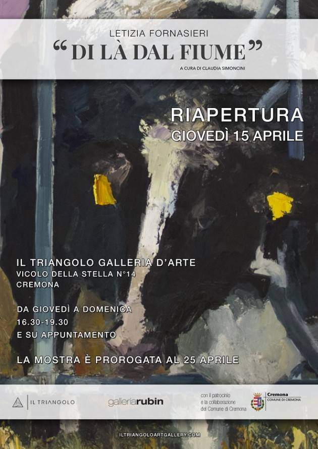 Riapre Galleria il Triangolo LETIZIA FORNASIERI  'DI LÀ DAL FIUME'