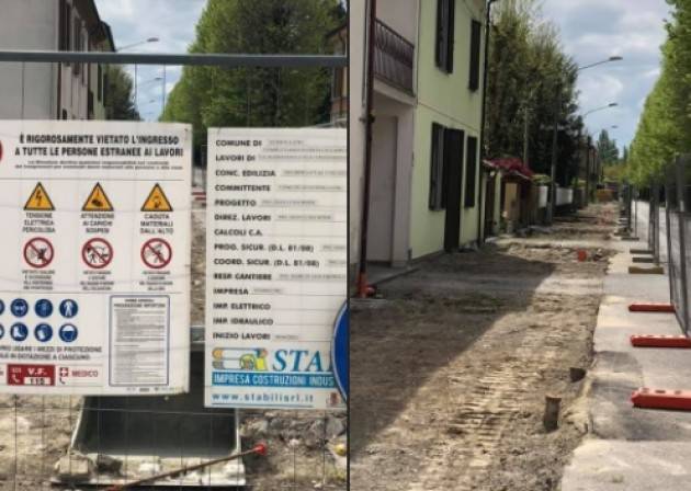 Gussola Ripartiti i lavori  per la riqualificazione di Via Madonnina