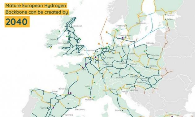 L’UE punta sull’idrogeno con una rete da 40mila km e 21 paesi