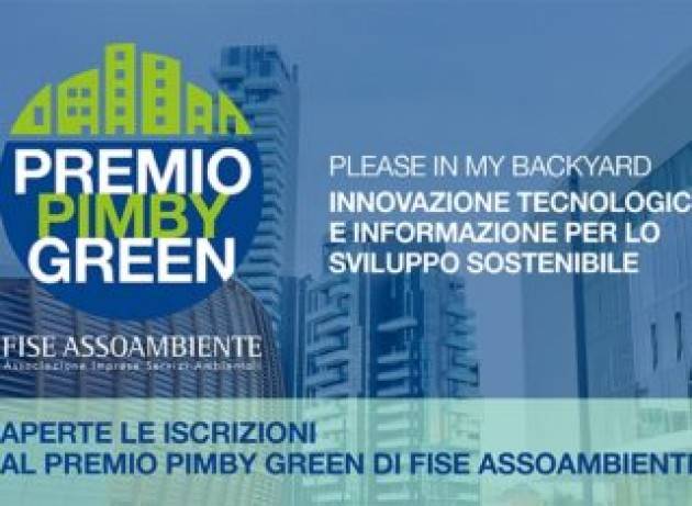 Torna il premio Pimby green, aperte le candidature