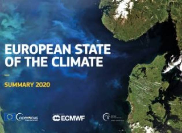 Stato del clima in Europa: il 2020 è stato l’anno più caldo mai registrato