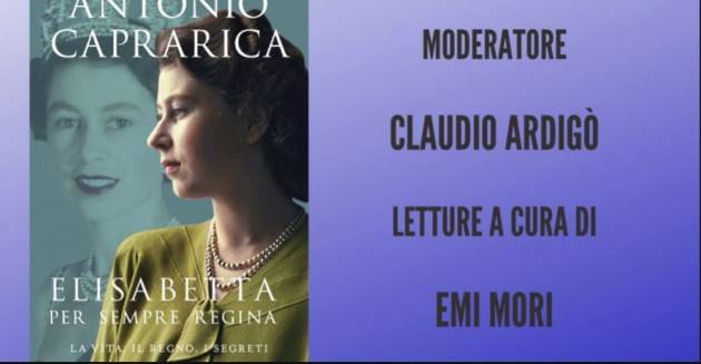 FIERA DEL LIBRO DI CREMONA: domenica 25 aprile ore 21.00 appuntamento festivo con la storia della Regina Elisabetta