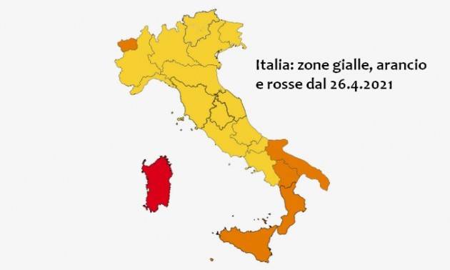 Italia, il ritorno da oggi delle zone gialle. Cosa si può fare