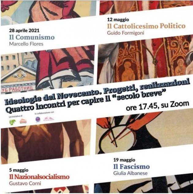 Cremona Ciclo di conferenze sulle ideologie del Novecento (on line)