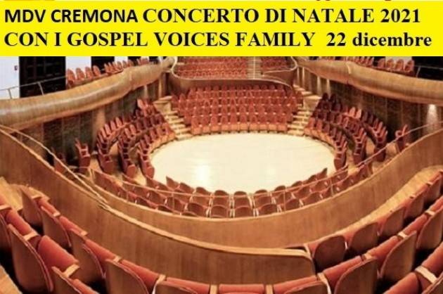 MDV Cremona  NATALE CON I GOSPEL VOICES FAMILY  22 dicembre '21