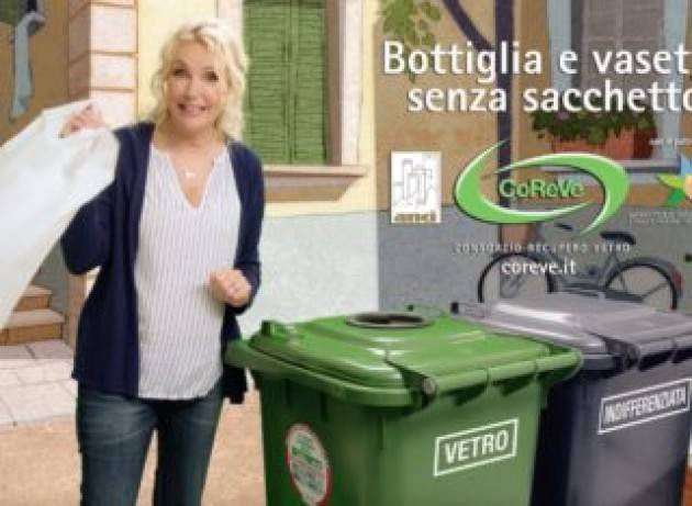 Continua a peggiorare la raccolta differenziata del vetro, il 10,5% è da buttare di nuovo