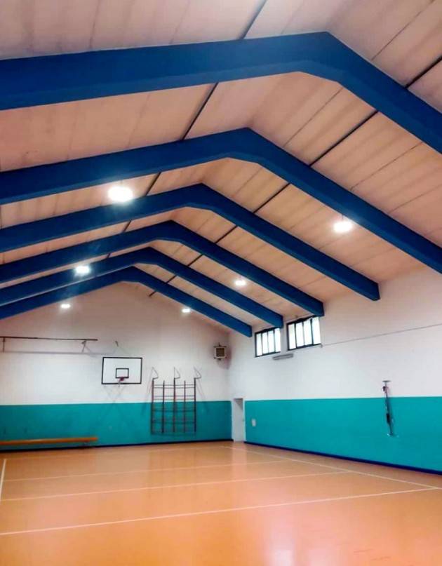 Crema nuove luci palestra San Bernardino