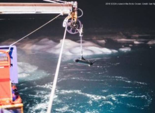 Bombe termiche sommerse distruggono il ghiaccio marino artico