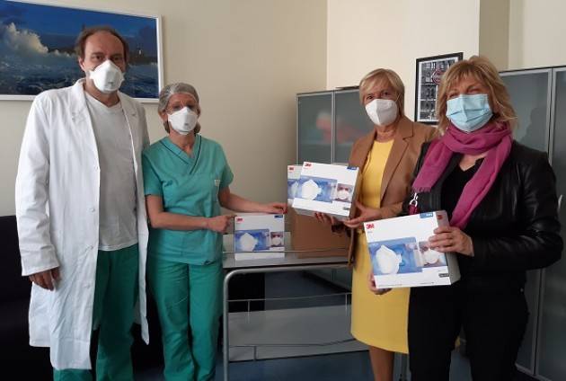 ASST CR AMICI DELL'OSPEDALE, DONATE 3000 MASCHERINE FFP2 A TERAPIA INTENSIVA