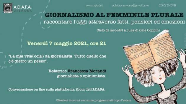 ADAFA GIORNALISMO FEMMINILE PLURALE  raccontare l’oggi 