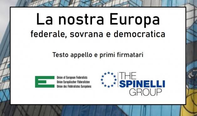 Sindaco, la sua firma all'Appello  ‘La nostra Europa’ | Marco Pezzoni