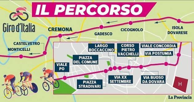 Il 27 maggio 2021 il Giro d'Italia sarà, dopo anni, a Cremona e nel cremonese