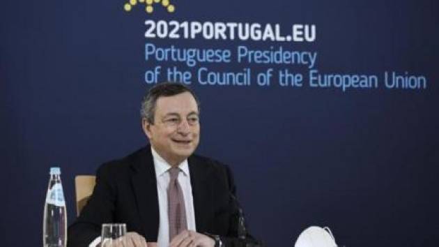 Draghi  voglio riaprire ma usando la testa