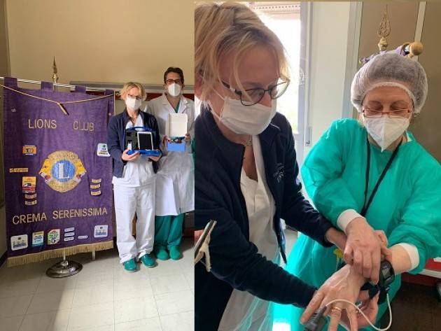 ASST Lions Club Serenissima Crema dona sistema di monitoraggio