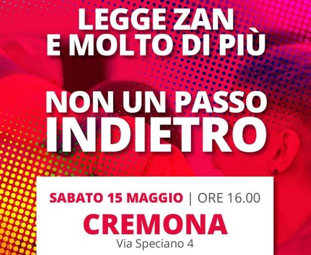 Cremona partecipa a giornata mobilitazione per approvazione del ddl Zan