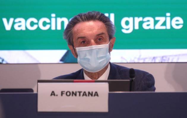 Fontana,possibile prima dose a tutti entro 10 luglio