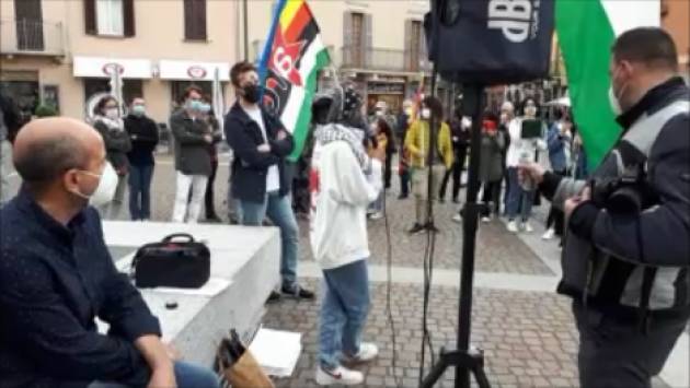 Palestina Libera lo slogan della manifestazione dello scorso sabato 15 maggio a Crema [Video]