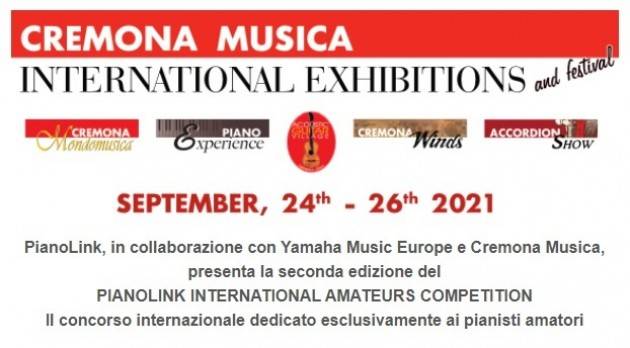 CremonaFiere ha presentato PIANOLINK INTERNATIONAL AMATEURS COMPETITION