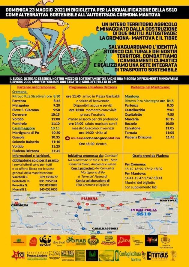 In bici Riqualificare SS 10. Nuove adesioni: Rif.Com.,Art.Uno,Verdi e Libera.