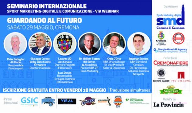  Cremona ROGETTO SMD ‘Guardando al Futuro’ Sabato 29 Maggio 2021