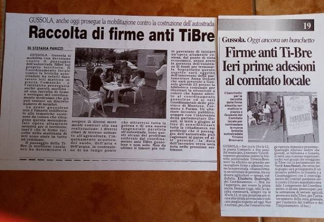 TIBRE era l’anno 1987 || Sante Gerelli  Sinistra Italiana Gussola