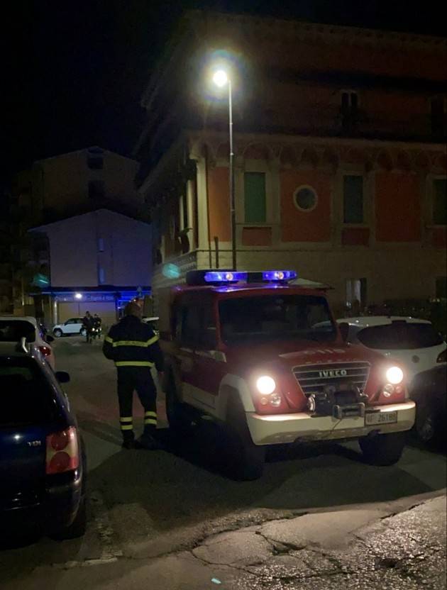 ALTRA FUGA DI GAS CON INCENDIO A OMBRIANO - FOTO E VIDEO