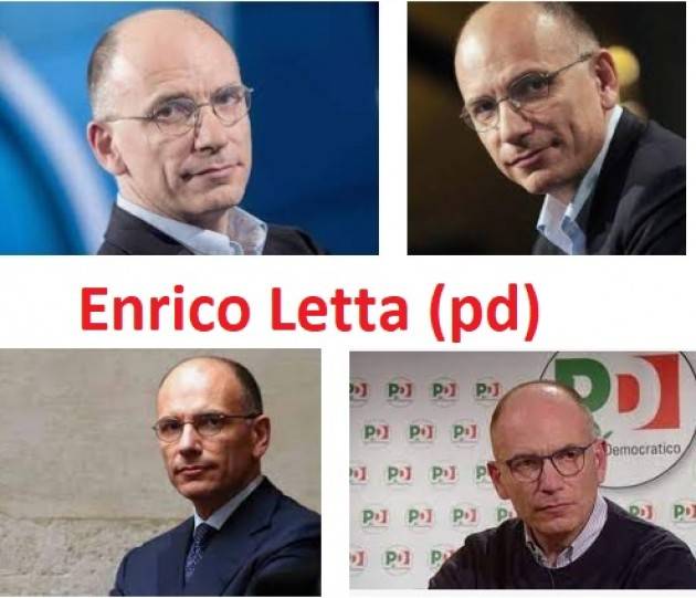 Enrico Letta , secondo me, si muove bene | Gian Carlo Storti