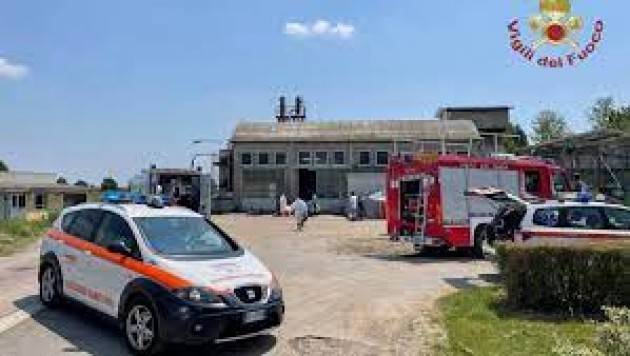 Operaio folgorato, ustioni su 50% del corpo