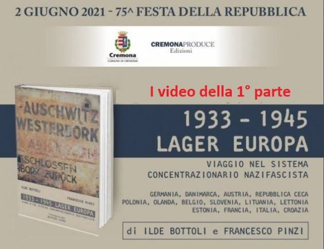 Cremona presentato  ‘1933-1945 Lager Europa’ di Bottoli e Pinzi (G.C.Storti) 1° parte