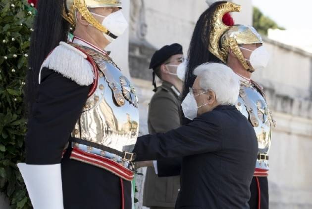 Mattarella all'Altare della Patria per la Festa della Repubblica