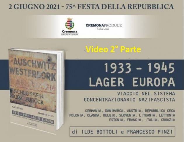 Cremona Presentazione  ‘1933-1945 Lager Europa’ di Bottoli e Pinzi (video) 2°parte