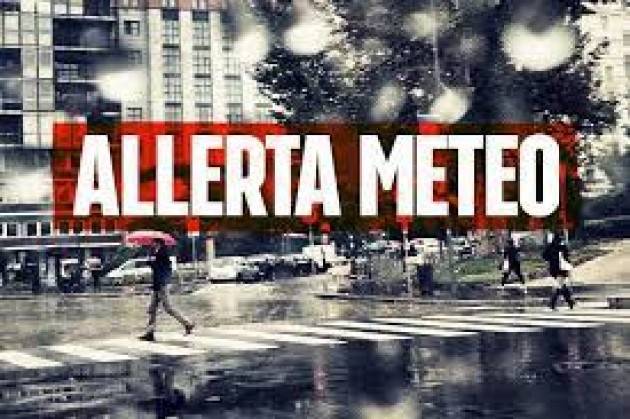 Allerta gialla in serata a Milano per temporali