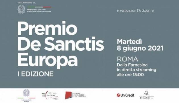 Alla Farnesina la prima edizione del Premio De Sanctis Europa