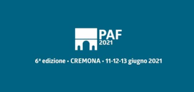 Giovedì 10 giugno saranno inaugurate due mostre nel programma del PAF 2021