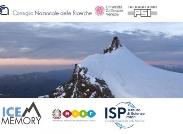 Il ghiaccio del Monte Rosa, il più antico delle Alpi, sarà conservato in Antartide