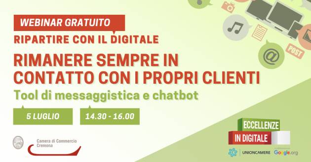 CamCom Cremona INIZIATIVE PER LA DIGITALIZZAZIONE 