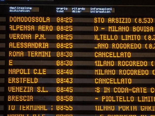 CODACONS CREMONA: CONTINUANO LE CANCELLAZIONI DI TRENORD