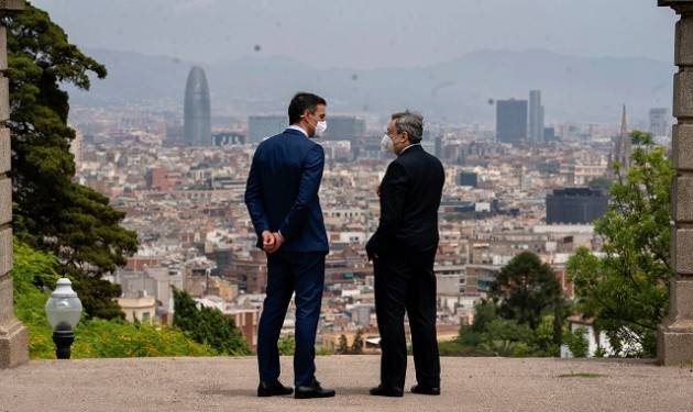 Il Presidente Draghi in visita in Spagna