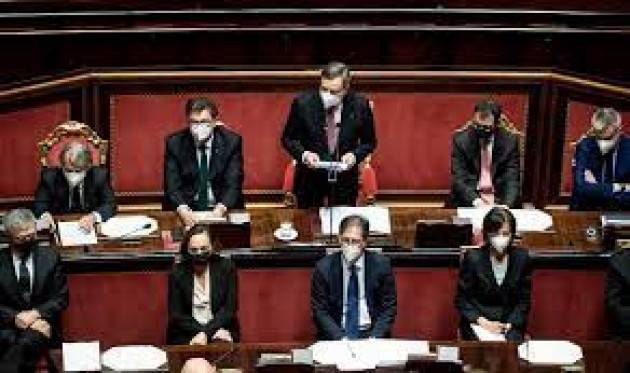 Draghi in Parlamento