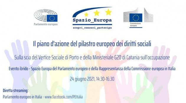 I diritti sociali in Europa nel prossimo decennio: OGGI l’evento